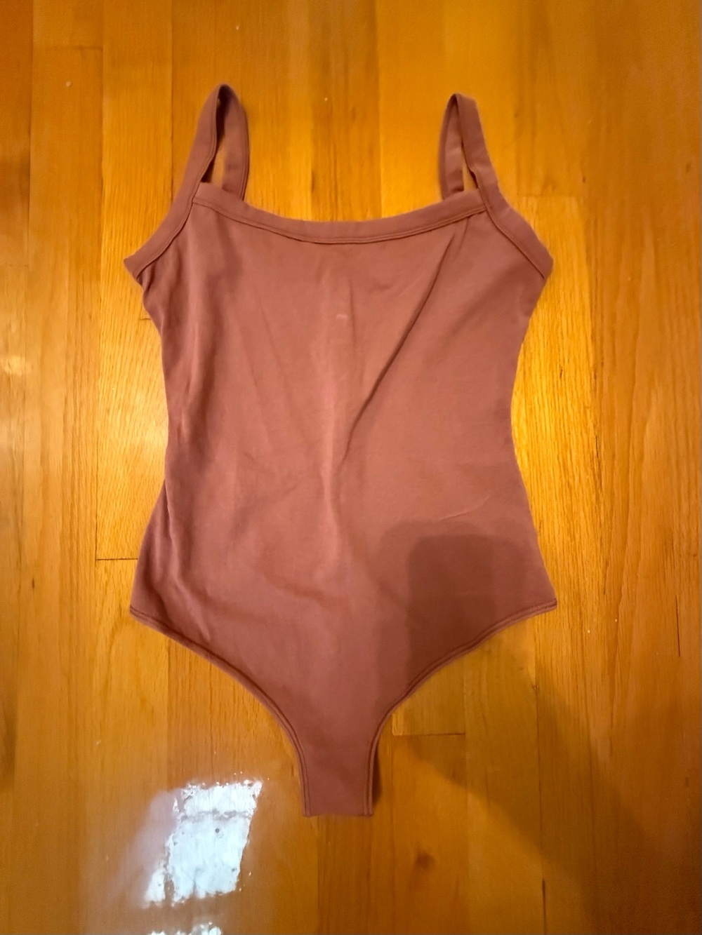 SKIMS Mauve Sleeveless Shapewear Bodysuit